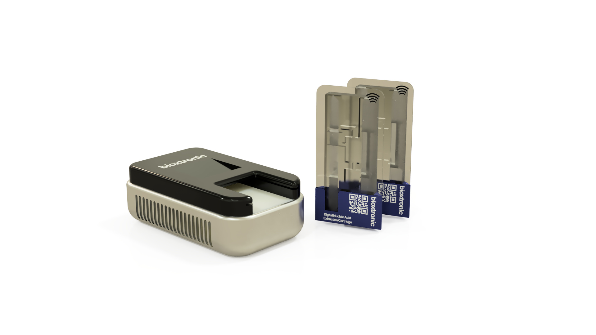 Innenansicht des Geräts mit Elektronik und Fluidik